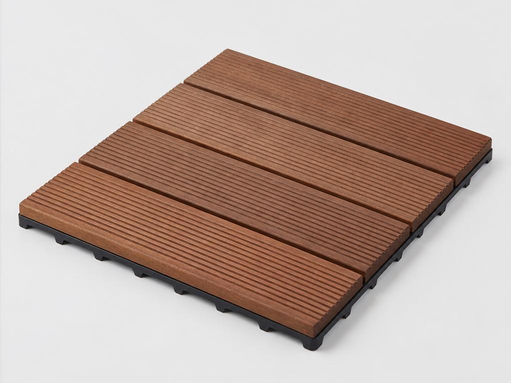 Houten vlondertegels