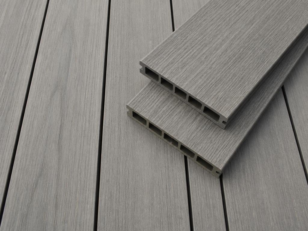 Woodlike composiet Stone Grey — vlonderplanken — Vlonderhoud Woodlike composiet Stone Grey — vlonderplanken — Vlonderhoud